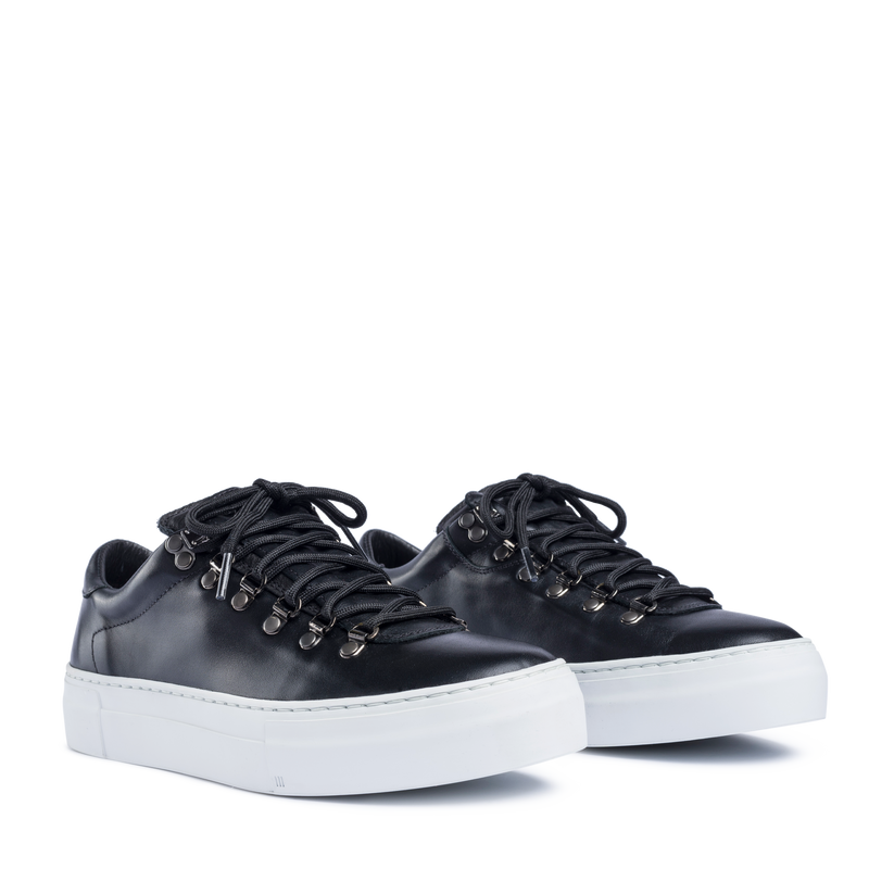 Marostica Low Black Nappa Platform W